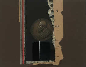 Wim Blom- 1773 2006 collage 15 x 18 cm Frame size 38 x 34 cm