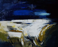 Wim Blom-Beach and distant cliffs 1964-