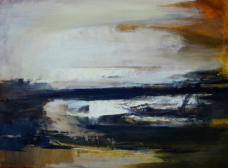 Wim Blom-Brown field and reflections-1964