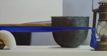 Wim Blom-Copper vessel and lamp 1993