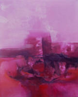 Wim Blom-Figure in a landscape 1971