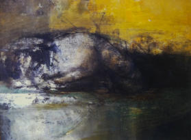 Wim Blom-Figure on beach 1968