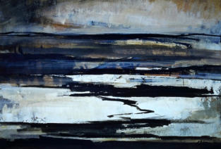 Wim Blom-Grey landscape 1960