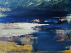 Wim Blom-Landscape with green sky 1964