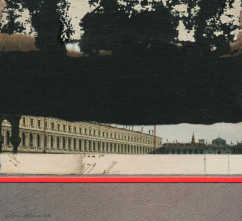 Wim Blom-Storm over Venice 2008 Collage 14 x 14 cm