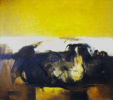 Wim Blom-Two figures on beach 1968