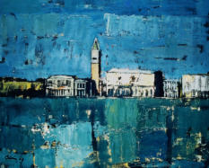 Wim Blom-View of Venice 1957