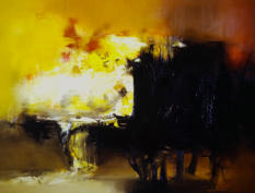 Wim Blom-Yellow landscape 1968