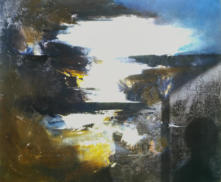 Wim Blom- Dark landscape 1965