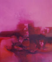 Wim Blom- Figure in a landscape 1971