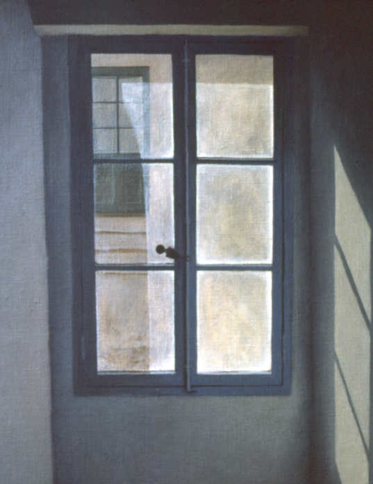 Wim Blom - The Basel widow 1975 oiul 6 2x 44 cm