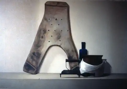 Wim Blom- Cheese press and iron