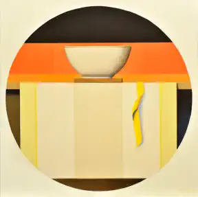 Wim Blom- Shelf with bowl  2015