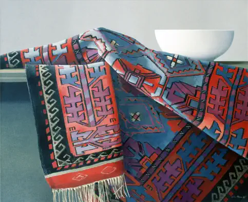  Wim Blom - Oriental rug 1985 60 x 73 cm