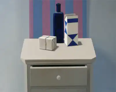 Wim Blom - The Blue dusty bottle