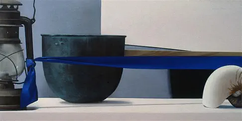 Wim Blom - Vessel and Oil lamp 1981 