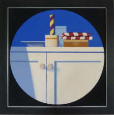 Frame-Wim Blom-Closed cupboard 2015. Oil on canvas 56 x 56 cm