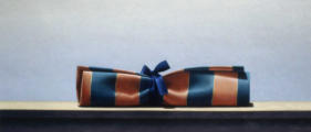 Wim Blom-Blue and pink wrapped cloth