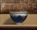Wim Blom-Flo blue 2007 egg tempera on panel 22 x 27.4 cm- 8 5/8 x 10 3/4 inches