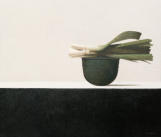 Wim Blom-Leeks on a copper vessel 2010 -22" x 27"