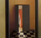 Wim Blom-Small interior 2008 oil on canvas 52 x 56-20 x 22 inches