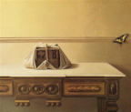 Wim Blom-Wrapped object oil on canvas 60 x 73 cm
