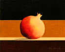Wim Blom- Pomegranate I 2005 oil on canvas on panel 20 x 24 cm - 8 x 10 inches 