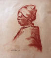 Wim Blom - African woman-1945