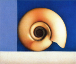 Wim Blom - Fossil 2004 Egg tempera 10”x12” 