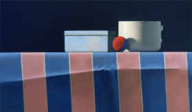 Wim Blom - Little blue tin 1985 12”18” 
