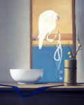Wim Blom - Still life with japanese painting1985 22”x27” 
