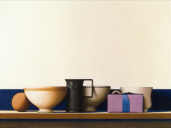 Wim Blom - Still life with wine measure 2004 17”x23” 