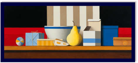 Wim Blom - Top shelf  2010  26 x 60.2 cm *canvas giclee archival reproduction print 