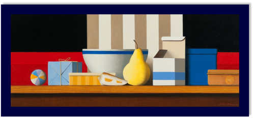 Wim Blom - Top shelf  2010  26 x 60.2 cm *canvas giclee archival reproduction print 