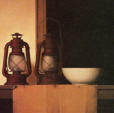 Wim Blom - Two  Oil lamps 1999 65x81