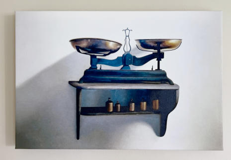 Wim Blom - Two scales 12" x 18"