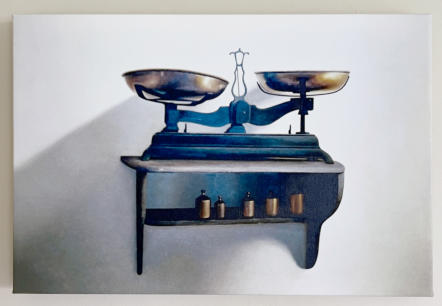 Wim Blom - Two scales 12" x 18"