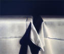 Wim Blom - Two table cloth 1986 oil on canvas 36x41cm