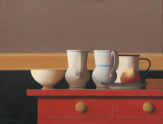 Wim Blom - Two valentian jugs 2009 - 20”x26”