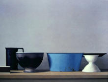 Wim Blom Flo blue 1986  18"x32" 