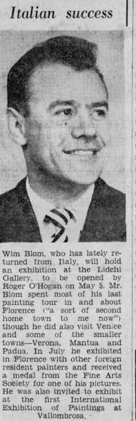 Wim Blom Italian success